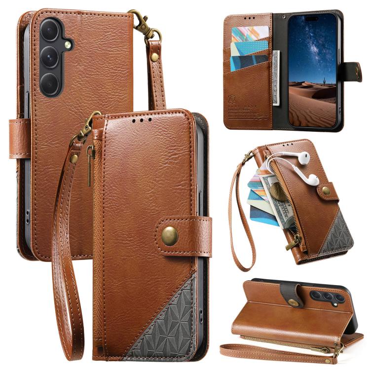 Custodia portafoglio Samsung Galaxy con cerniera, cavalletto e cinturino - immagine 30