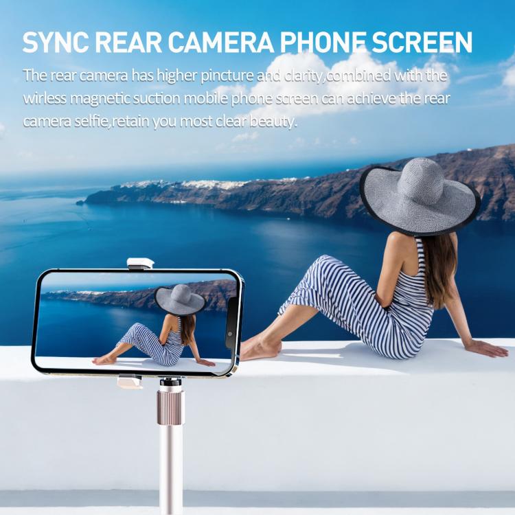 Dispositivo wireless mini magnetico per proiezione selfie