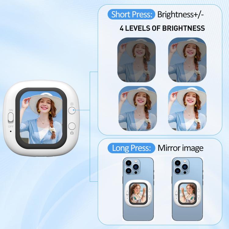 Dispositivo wireless mini magnetico per proiezione selfie
