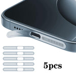 Set 5 coperture antipolvere metalliche per iPhone Air