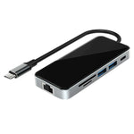 Hub USB-C 10 in 1 con uscita 4K HD e porta Ethernet RJ45