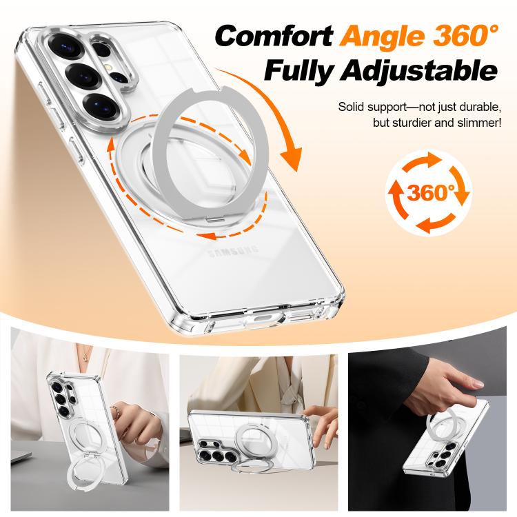 Custodia antiurto con cornice galvanizzata e MagSafe per Samsung Galaxy S25+