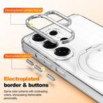 Custodia antiurto con cornice galvanizzata e MagSafe per Samsung Galaxy S25+