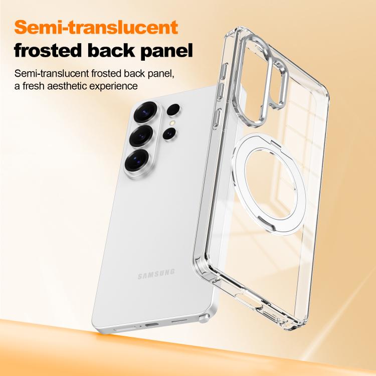 Custodia antiurto con cornice galvanizzata e MagSafe per Samsung Galaxy S25+