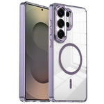 Custodia antiurto con cornice galvanizzata e MagSafe per Samsung Galaxy S25+