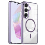 Custodia antiurto con cornice galvanizzata e MagSafe per Samsung Galaxy S25+