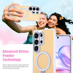 Custodia con supporto magnetico glitterato per Samsung Galaxy S26 Ultra 5G