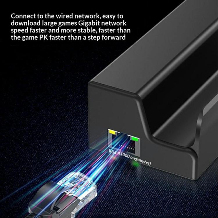 Hub 6 in 1 con Ethernet Gigabit e 4K HD per console