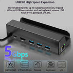 Hub 6 in 1 con Ethernet Gigabit e 4K HD per console