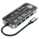 Hub USB-C 10 in 1 con Ethernet Gigabit e ricarica 100W