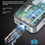 Hub USB-C 10 in 1 con Ethernet Gigabit e ricarica 100W