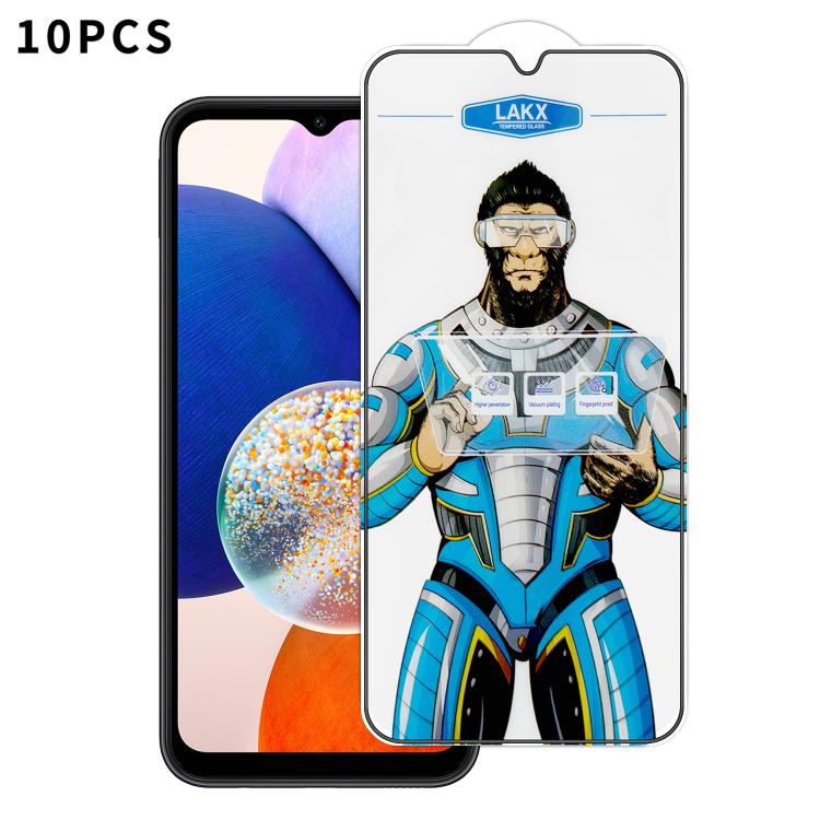 Pellicola vetro temperato Blue Gorilla anti-impronta per Samsung Galaxy