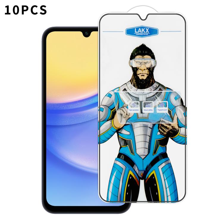 Pellicola vetro temperato Blue Gorilla anti-impronta per Samsung Galaxy