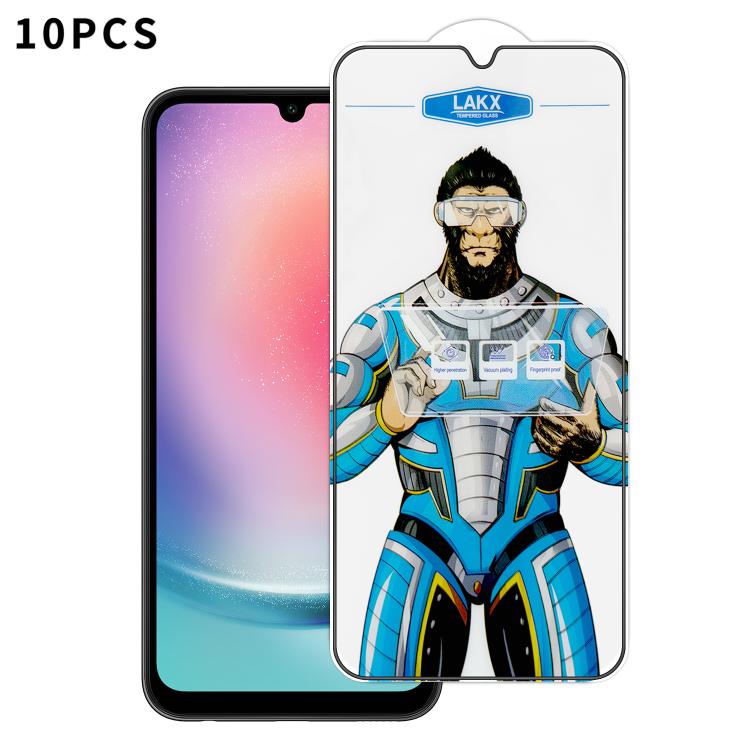 Pellicola vetro temperato Blue Gorilla anti-impronta per Samsung Galaxy