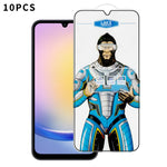Pellicola vetro temperato Blue Gorilla anti-impronta per Samsung Galaxy