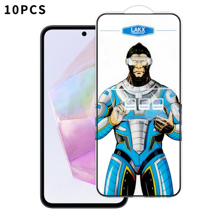 Pellicola vetro temperato Blue Gorilla anti-impronta per Samsung Galaxy