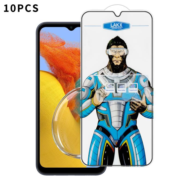Pellicola vetro temperato Blue Gorilla anti-impronta per Samsung Galaxy