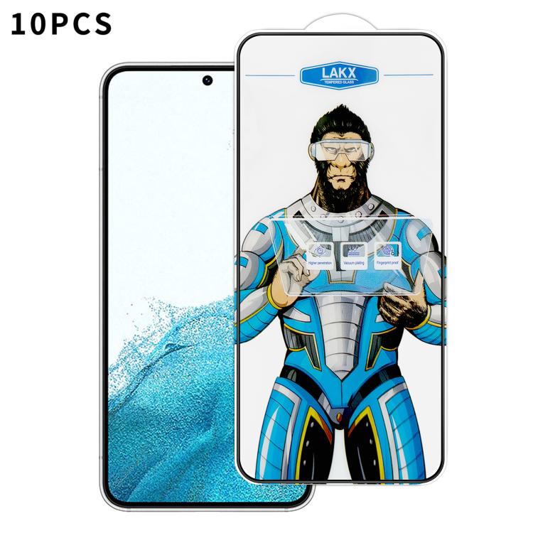 Pellicola vetro temperato Blue Gorilla anti-impronta per Samsung Galaxy