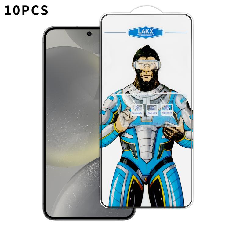Pellicola vetro temperato Blue Gorilla anti-impronta per Samsung Galaxy