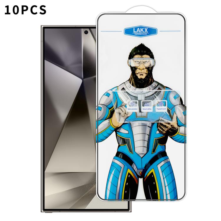 Pellicola vetro temperato Blue Gorilla anti-impronta per Samsung Galaxy