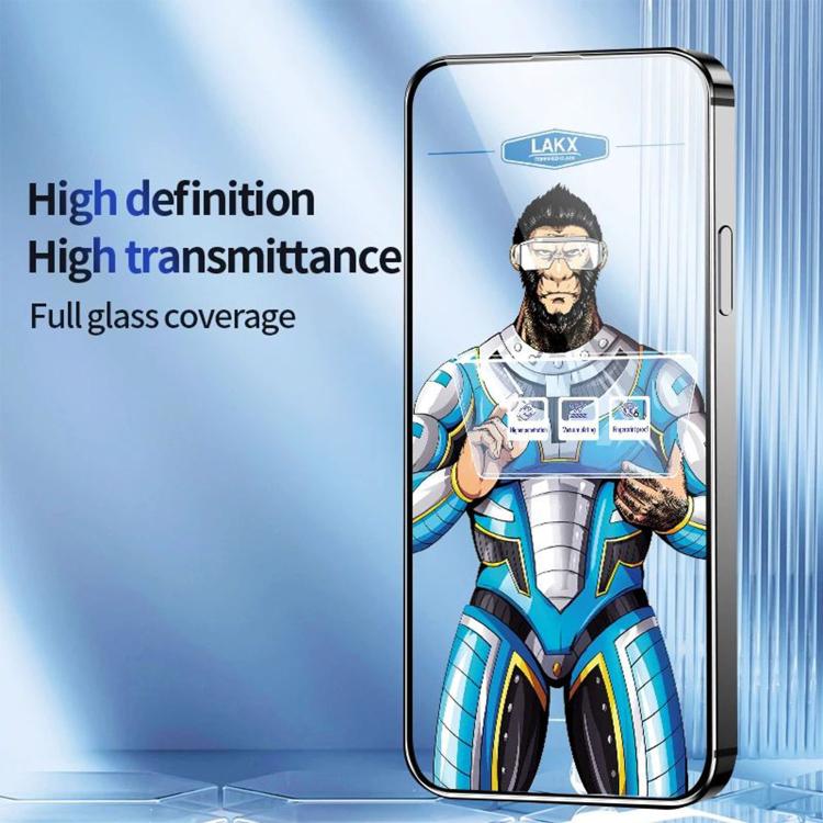 Pellicola vetro temperato Blue Gorilla anti-impronta per Samsung Galaxy