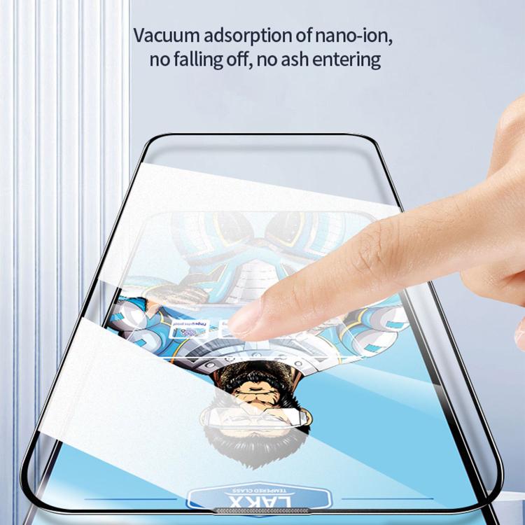 Pellicola vetro temperato Blue Gorilla anti-impronta per Samsung Galaxy