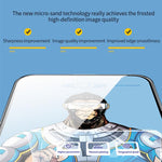 Pellicola vetro temperato Blue Gorilla anti-impronta per Samsung Galaxy