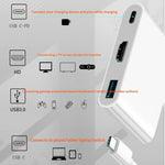 Docking Station USB-C 5 in 1 con uscita 4K HD