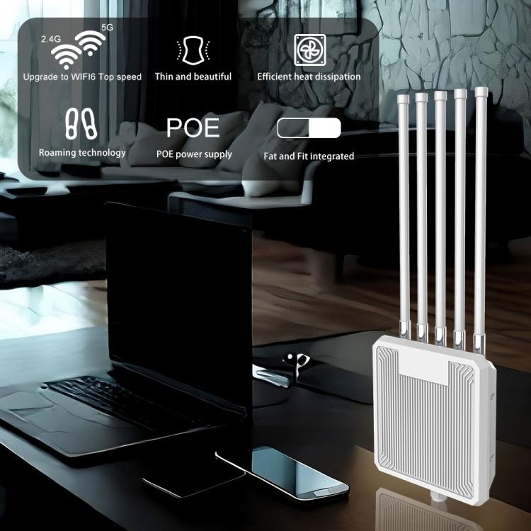 Router HW3000L WiFi 6 Dual Band 3000Mbps IP67 impermeabile