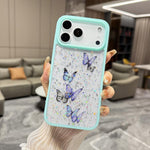 Custodia TPU glitter farfalla per iPhone 17 Pro Max