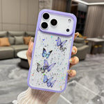 Custodia TPU glitter farfalla per iPhone 17 Pro Max