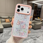 Custodia TPU glitter farfalla per iPhone 17 Pro Max