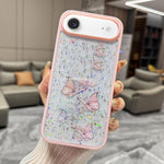 Custodia TPU glitter farfalla per iPhone 17 Pro Max