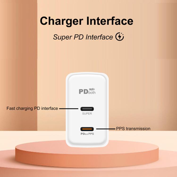 Caricabatterie doppio 25W con porta Type-C PD3.0