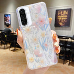 Custodia TPU con motivo floreale per Samsung Galaxy A36 / A56 5G