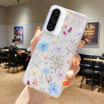 Custodia TPU con motivo floreale per Samsung Galaxy A36 / A56 5G