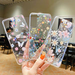Custodia TPU con motivo floreale per Samsung Galaxy A36 / A56 5G