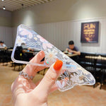 Custodia TPU con motivo floreale per Samsung Galaxy A36 / A56 5G