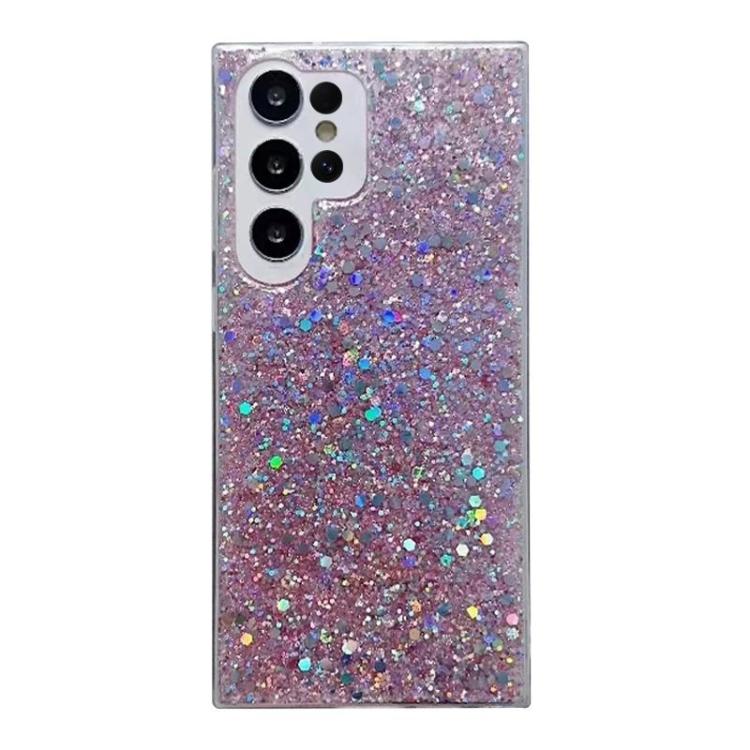 Custodia TPU e resina epossidica con glitter per Samsung Galaxy S26+, S26 Ultra