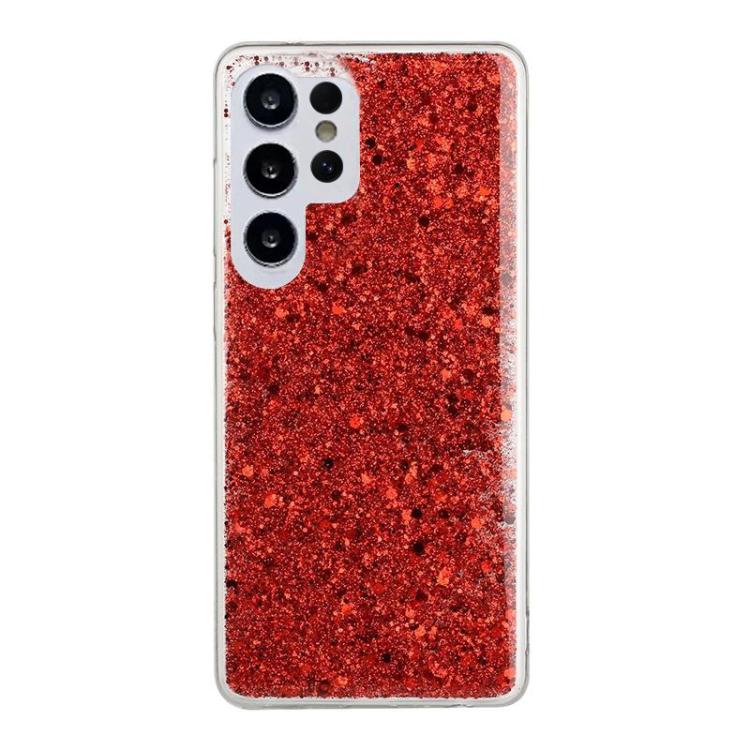 Custodia TPU e resina epossidica con glitter per Samsung Galaxy S26+, S26 Ultra