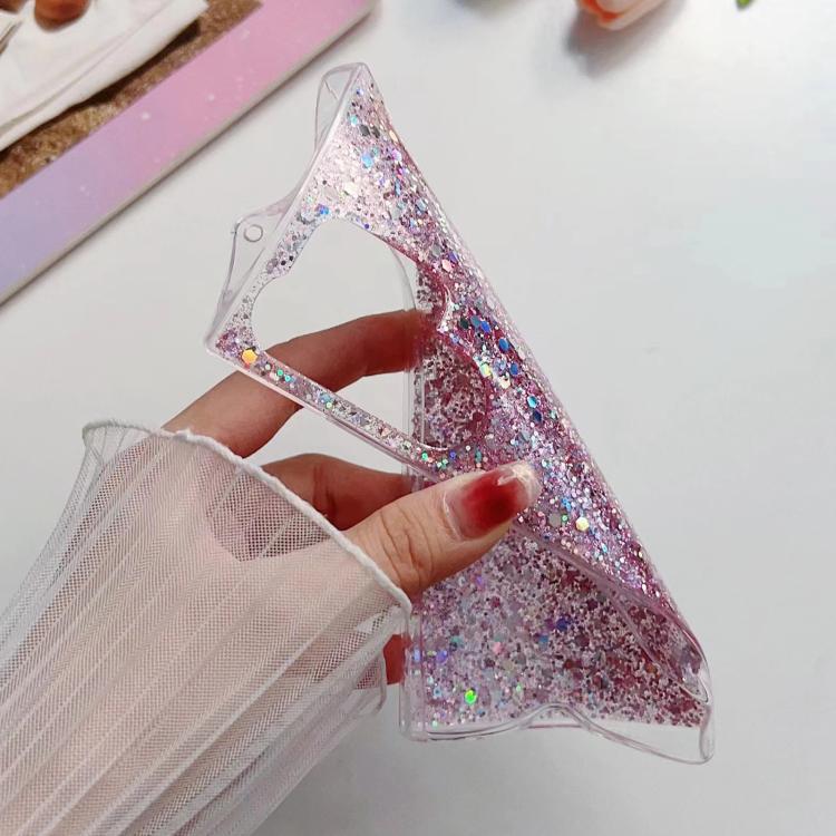Custodia TPU e resina epossidica con glitter per Samsung Galaxy S26+, S26 Ultra