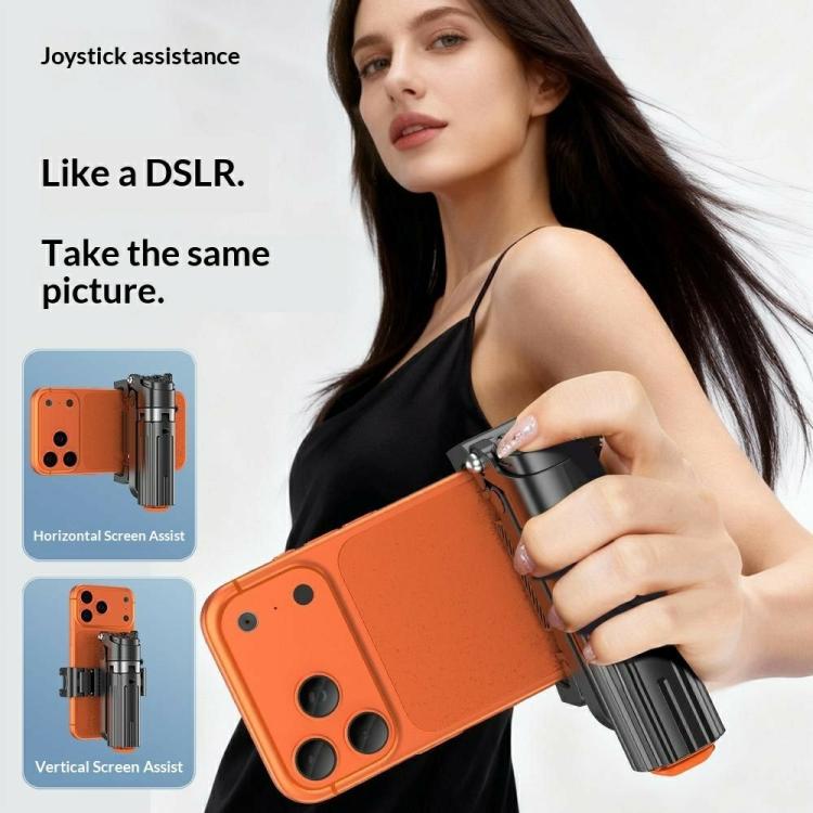 T13Y Supporto per telefono con apertura automatica in lega di zinco, asta per selfie Bluetooth e treppiede estensibile.