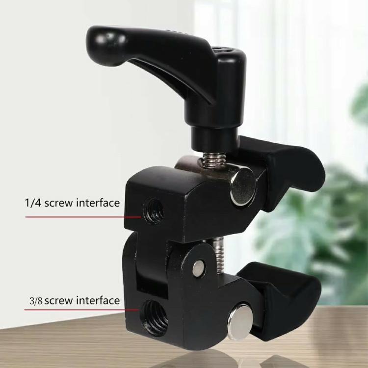 Pinza a granchio Z039 per fotografia con filettatura da 1/4 e 3/8 per fotocamere DSLR