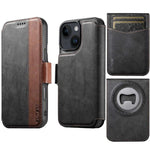 Custodia per telefono Suteni Q07S5 3 in 1 con apribottiglie staccabile, porta carte magnetico e inserti in ecopelle., For iPhone 13 Pro Max, For iPhone 13 Pro, For iPhone 13, For iPhone 12, For iPhone 12 Pro Max, For iPhone 12 Pro