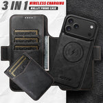 Custodia per telefono Suteni Q06S5 3 in 1 con apribottiglie staccabile, porta carte e chiusura magnetica in ecopelle., For iPhone 15 Pro Max, For iPhone 15 Pro, For iPhone 15 Plus, For iPhone 15, For iPhone 14 Plus, For iPhone 14, For iPhone 14 Pro    ...