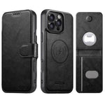 Suteni Q05S5 Custodia per telefono 3 in 1 con apribottiglie staccabile, porta carte magnetico in pelle bovina vegana, For iPhone 17 Pro Max, For iPhone 17 Pro, For iPhone 17, For iPhone Air, For iPhone 16 Pro Max, For iPhone 16 Pro, For iPhone 16 Plus ...