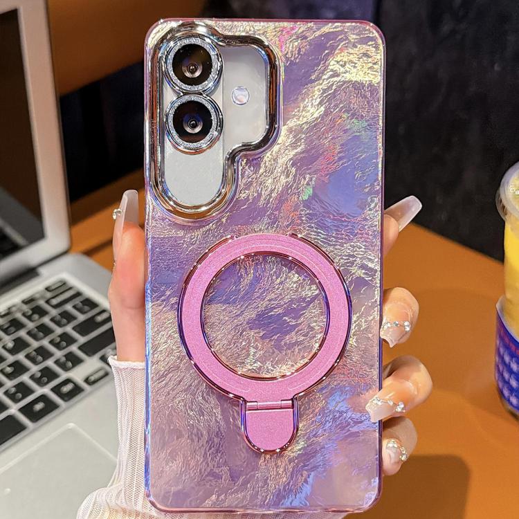 Pellicola glitter elettrolitico con supporto magnetico per Samsung Galaxy A07 5G
