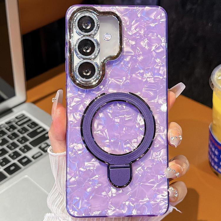 Pellicola glitter elettrolitico con supporto magnetico per Samsung Galaxy A36 5G