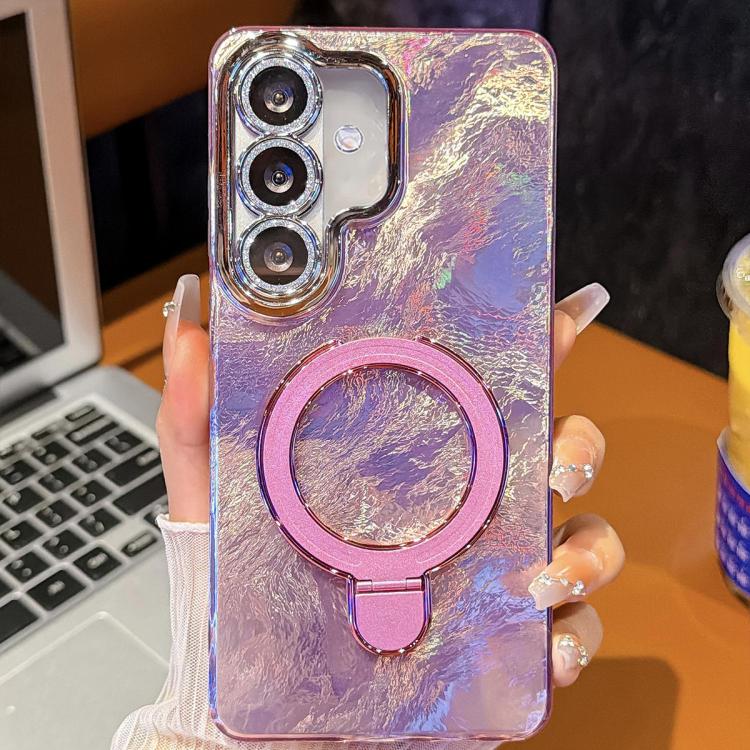 Pellicola glitter elettrolitico con supporto magnetico per Samsung Galaxy A36 5G