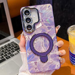 Pellicola glitter elettrolitico con supporto magnetico per Samsung Galaxy A36 5G